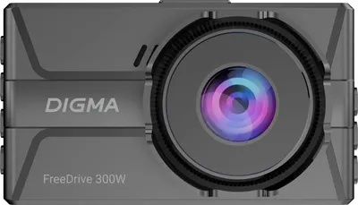 Автомобильный видеорегистратор Digma FreeDrive 300W / FD300W (черный)
