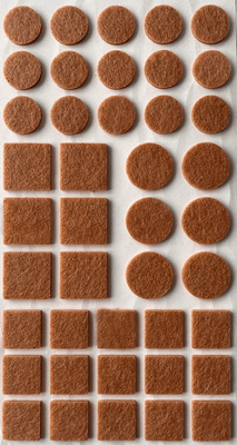 Протектор для мебели Samet KC-BR-MIX2025/10 (10шт, бежевый)