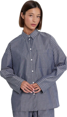 Рубашка Mark Formelle 502985 (р.170-96-102, темно-синяя полоска)