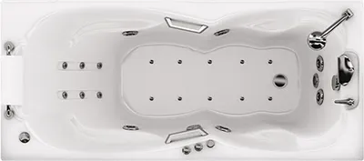 Ванна акриловая Triton Персей 190x90 Экстра Люкс Турбо Flat (с гидромассажем)