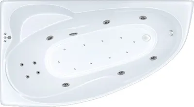 Ванна акриловая Triton Кайли 150x100 R Экстра Люкс Турбо (с гидромассажем)