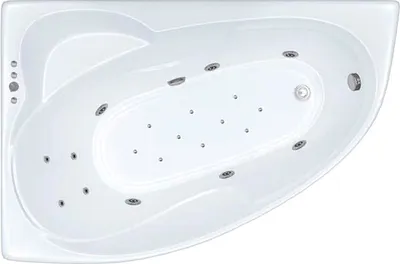Ванна акриловая Triton Николь 160x100 R Люкс Турбо (с гидромассажем)
