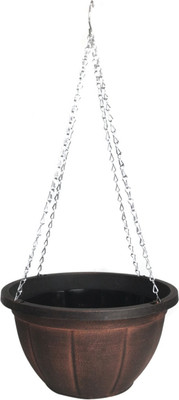 Вазон BOTANICA Bronze подвесное (32x17см, коричневый)