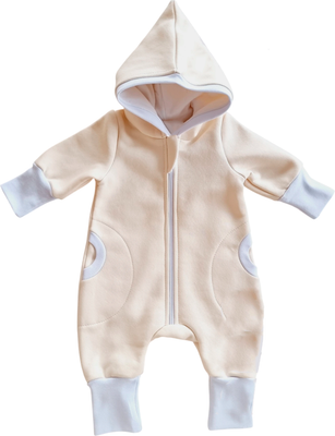 Комбинезон для малышей Sofi Гном с капюшоном / 3010-2 (р.62, кремовый)