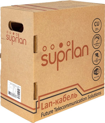 Кабель Suprlan Premium / 01-0313-5 (305м, серый)