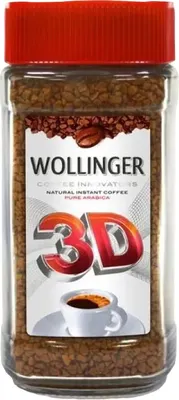 Кофе растворимый Wollinger 3D (95г)