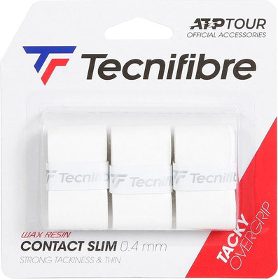 Грип для большого тенниса Tecnifibre Pro Contact Slim / 52ATPCONSL (3шт, белый)