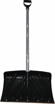 Лопата для уборки снега No Brand Морозко 460x335 Поликарбонатная планка с черенком (черный)