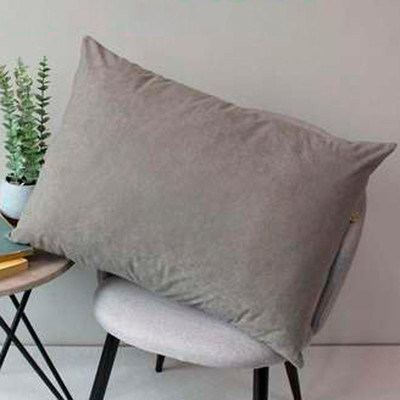 Наволочка декоративная MATEX Velours / 61-359 (светло-серый)