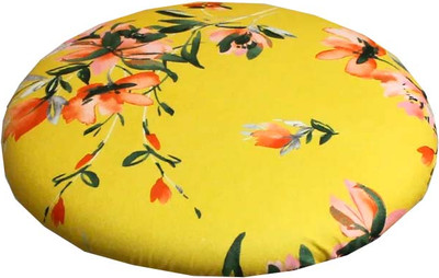 Подушка на стул MATEX Concept. Line. Цветы На Желтом / 51-916 (желтый/розовый/зеленый)