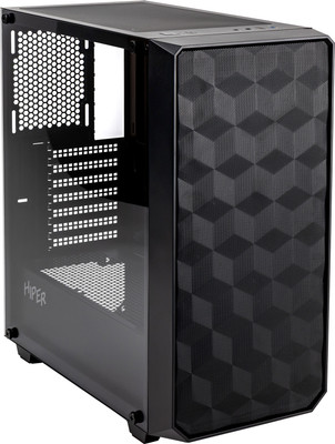 Корпус для компьютера HIPER BH34-1 (черный, без БП)