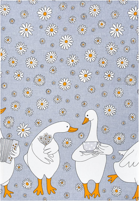 Полотенце АртПостель Ромашки из рогожки (50x70)