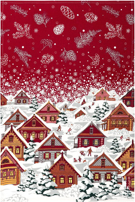 Полотенце АртПостель Новогодняя ночь из рогожки (50x70)