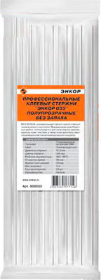 Клеевые стержни Энкор 034 Проф / 505034 (82шт)
