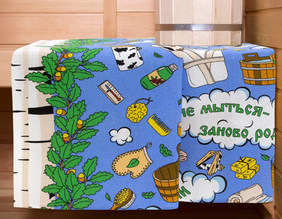 Полотенце АртПостель Вафельное банное Банный мир (80x150)