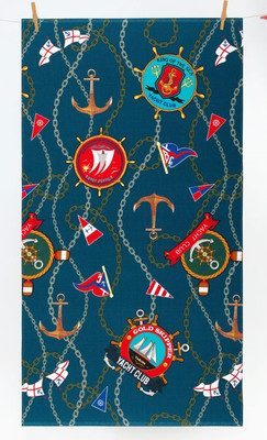 Полотенце АртПостель Вафельное банное Яхт-клуб (80x150)