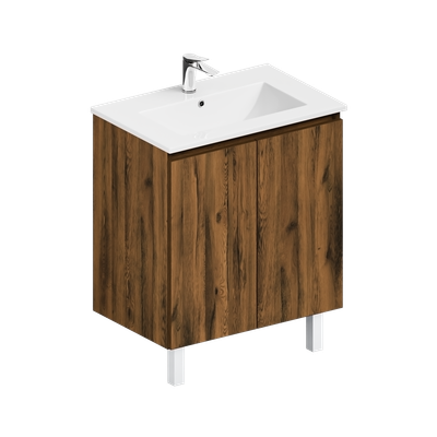 Тумба с умывальником ЗОВ Монови 70 / M70LA0LAS-OL70 (аттик)