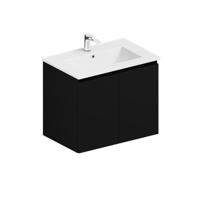 Тумба с умывальником ЗОВ Монови 70 / M70LG0LG-OL70 (антрацит)