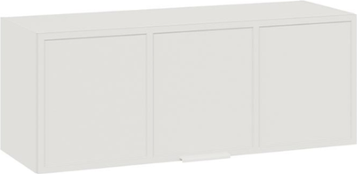 Шкаф ТриЯ Стелла Настенный (белый холст/белый жемчуг)