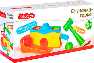 Развивающий игровой набор Baby Toys Стучалка-горка 2 в 1 / 70007