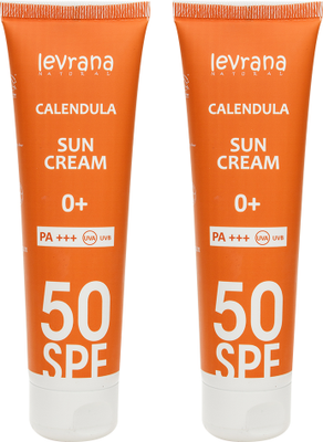 Крем солнцезащитный Levrana Календула SPF50 (2х100мл)