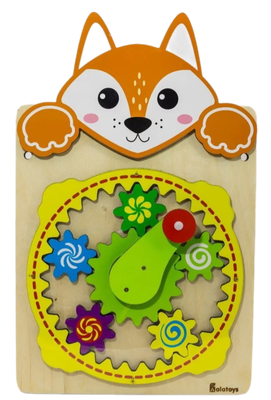 Бизиборд Alatoys Настенная бизидоска Лисичка / ББ614