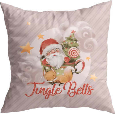 Наволочка декоративная Listelle Санта с надписью 813201