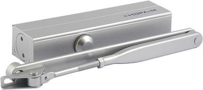 Доводчик с рычагом Нора-М 830 ВС / 19310 (серебристый)