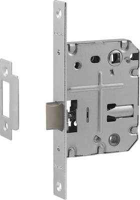 Защелка врезная с фиксацией Нора-М ППП 2070-70мм CP / 16106 (хром)