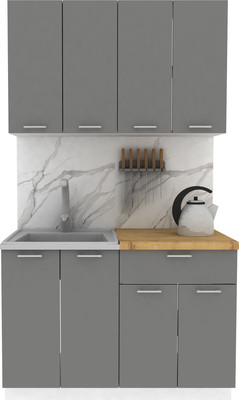 Кухонный гарнитур Eligard Lion 1.2 без столешницы (дымчатый алмаз)