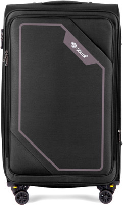 Чемодан на колесах Solier STL2240 (M, черный/кофе)