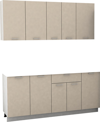 Кухонный гарнитур Eligard Lion 1.8 без столешницы (персидский жемчуг)