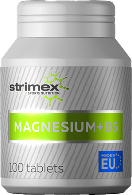 Витаминно-минеральный комплекс Strimex Магний Magnesium+B6 (100шт)