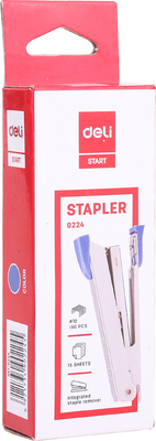 Степлер Deli №10 / 0224 (синий)