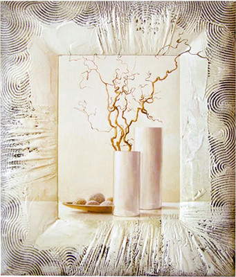 Картина Декарт Ветки в вазе сухоцвет 2 8Л0840 (в раме)