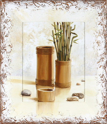 Картина Декарт Ветви бамбука 8Л0354 (в раме)