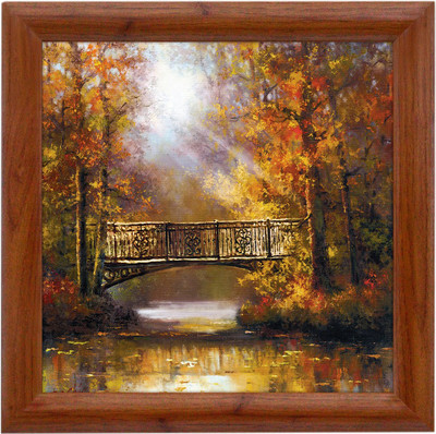 Картина Декарт Мост в парке 8Л1931 (в раме)