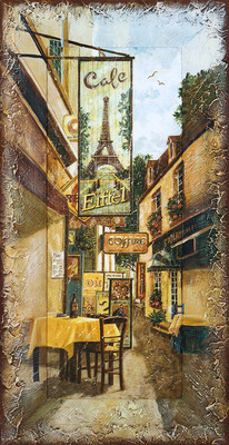 Картина Декарт Парижский пейзаж 8Л2948 (в раме)