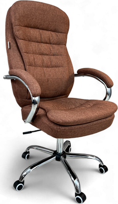 Кресло офисное Calviano VIP-Masserano (коричневая ткань)