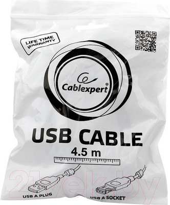 Удлинитель кабеля Cablexpert CCF2-USB2-AMAF-15 (4.5м)