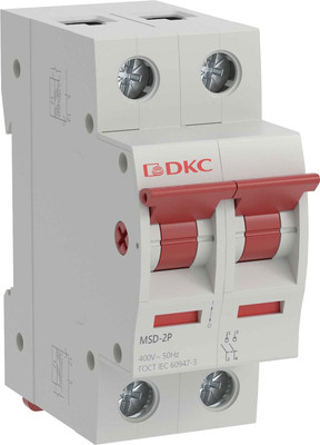 Выключатель нагрузки DKC Yon Max MSD 2P 40A 2М MSD-2P40