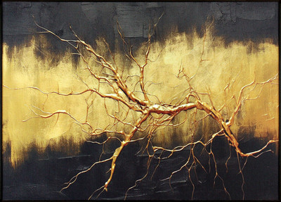 Картина Декарт Абстракция горизонтальная 8Л4022 (в раме)