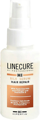 Сыворотка для волос Hipertin Linecure Silk Serum Hair Repair С шелком (125мл)