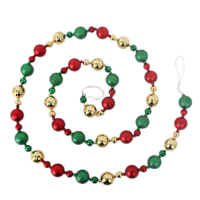 Гирлянда-бусы Волшебная страна Новогодние / 108499 (зеленый/красный)