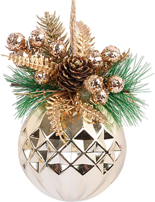 Елочная игрушка Волшебная страна Композиция / 108495 (золото)