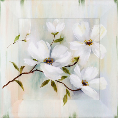 Картина Декарт Ветка яблоневый цвет 1 8Л3052 (в раме)