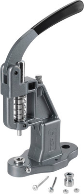 Ручной пресс для установки фурнитуры MICRON M-002 (серебристый)