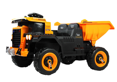 Детский автомобиль RiverToys K555PX (оранжевый)