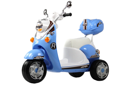 Детский мотоцикл RiverToys Z444ZZ (синий)