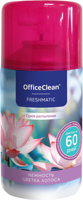 Сменный блок для освежителя воздуха OfficeClean Нежность цветка лотоса (250мл)
